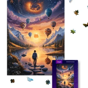 Пазл «Новые горизонты» — деревянный фигурный пазл FairyTale