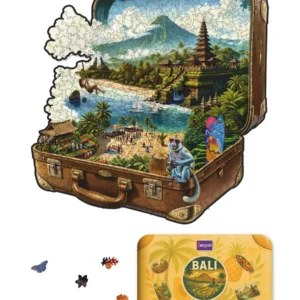 Пазл «Бали в чемодане» — деревянный фигурный пазл FairyTale