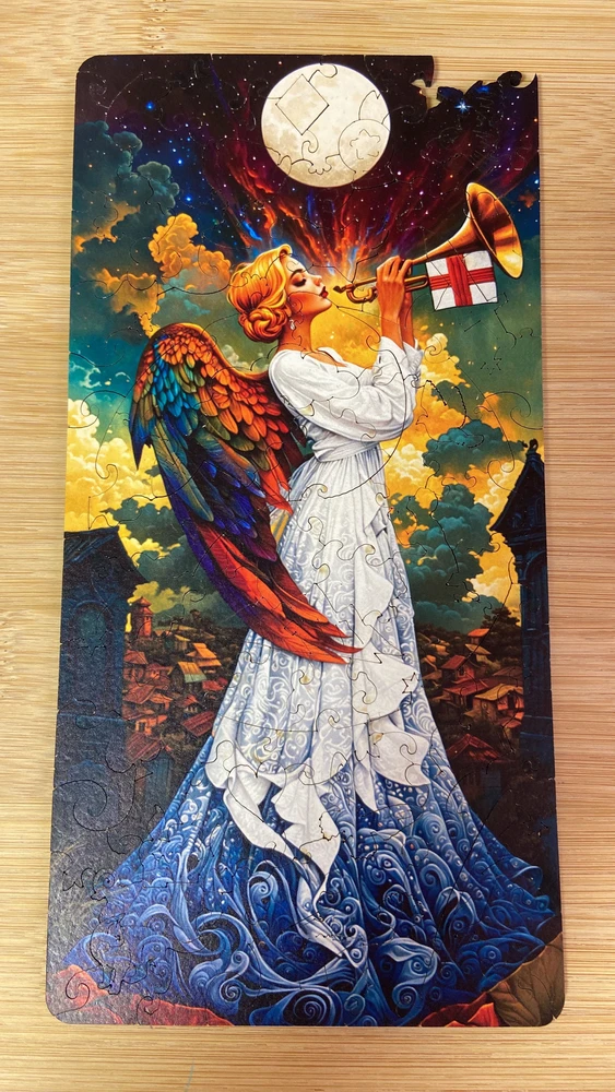 Деревянный пазл карта Таро - красивая цветопередача