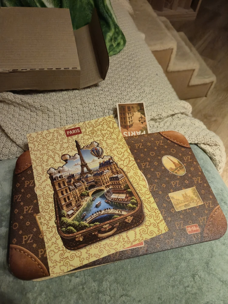 Деревянный пазл в подарочной упаковке