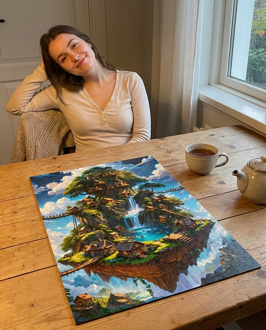 Фото покупателя — Пазл «Затерянная деревня»