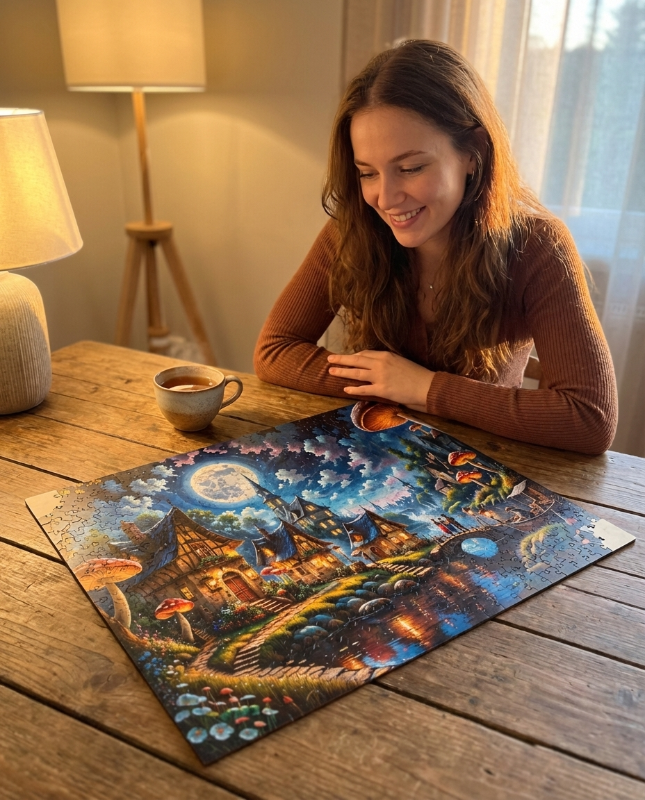 Фото покупателя — Пазл «Магическая деревня»